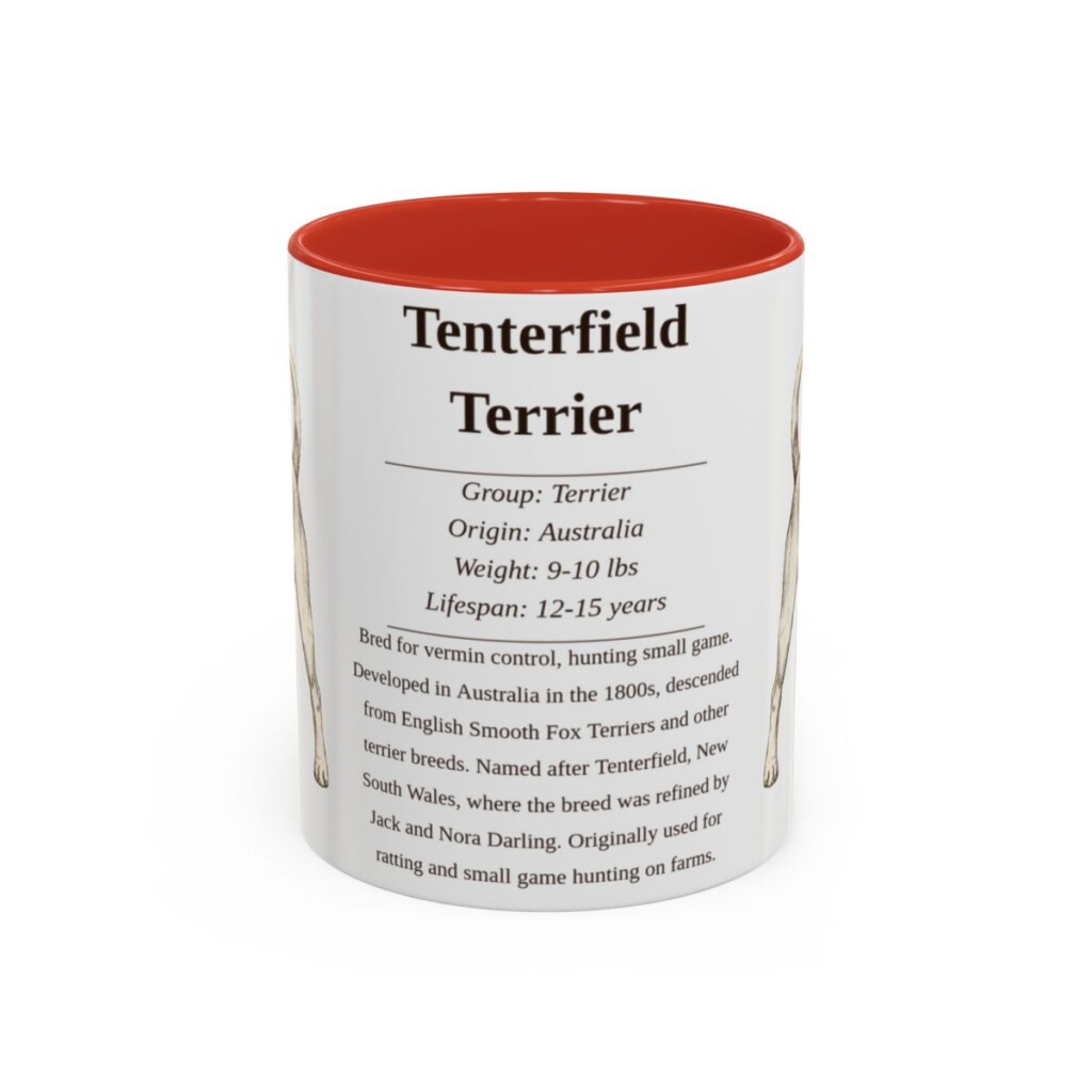 11oz-tenterfield-terrier-mug-writeup-red 11oz Tenterfield Terrier Mug, Red, front view