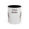 11oz Texas Heeler Mug, Black, front view