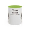 11oz-texas-heeler-mug-latin-light-green 11oz Texas Heeler Latin Mug, Light Green, front view