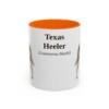 11oz-texas-heeler-mug-latin-orange 11oz Texas Heeler Latin Mug, Orange, front view