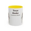 11oz-texas-heeler-mug-latin-yellow 11oz Texas Heeler Latin Mug, Yellow, front view