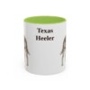11oz Texas Heeler Mug, Light Green, front view