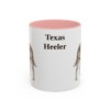 11oz Texas Heeler Mug, Pink, front view