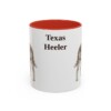 11oz Texas Heeler Mug, Red, front view