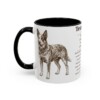 11oz Texas Heeler Mug, Black, left side view