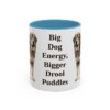 11oz-tibetan-mastiff-mug-humor-light-blue 11oz Funny Tibetan Mastiff Mug, Light Blue, front view