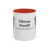 11oz-tibetan-mastiff-mug-latin-red 11oz Tibetan Mastiff Latin Mug, Red, front view