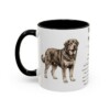 11oz Tibetan Mastiff Mug, Black, left side view