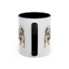 11oz Tibetan Spaniel Mug, Black, back view