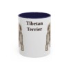 11oz-tibetan-terrier-mug-navy 11oz Tibetan Terrier Mug, Navy, front view