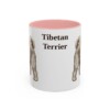 11oz-tibetan-terrier-mug-pink 11oz Tibetan Terrier Mug, Pink, front view