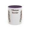 11oz-tibetan-terrier-mug-purple 11oz Tibetan Terrier Mug, Purple, front view