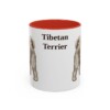 11oz-tibetan-terrier-mug-red 11oz Tibetan Terrier Mug, Red, front view