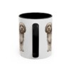 11oz Tibetan Terrier Mug, Black, back view