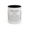 11oz Tibetan Terrier Mug, Black, front view