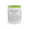 11oz Tibetan Terrier Mug, Light Green, front view