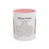 11oz Tibetan Terrier Mug, Pink, front view