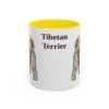 11oz-tibetan-terrier-mug-yellow 11oz Tibetan Terrier Mug, Yellow, front view