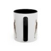 11oz Toy Fox Terrier Dog Dad Mug, Black, back view