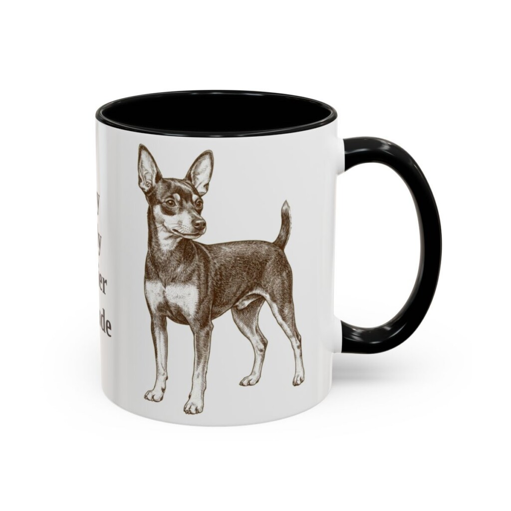 11oz-toy-fox-terrier-mug-humor-black-right 11oz Funny Toy Fox Terrier Mug, Black, right side view