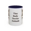 11oz-toy-fox-terrier-mug-humor-navy 11oz Funny Toy Fox Terrier Mug, Navy, front view