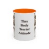 11oz-toy-fox-terrier-mug-humor-orange 11oz Funny Toy Fox Terrier Mug, Orange, front view