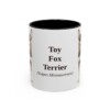 11oz-toy-fox-terrier-mug-latin-black-front 11oz Toy Fox Terrier Latin Mug, Black, front view