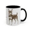 11oz Toy Fox Terrier Dog Mom Mug, Black, right side view