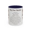 11oz Toy Fox Terrier Mug, Navy, front view