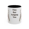 11oz Funny Toy Poodle Mug, Black, front view