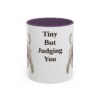 11oz Funny Toy Poodle Mug, Purple, front view