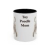 11oz-toy-poodle-mug-mom-black-front 11oz Toy Poodle Dog Mom Mug, Black, front view