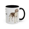 11oz Treeing Walker Coonhound Dog Dad Mug, Black, right side view