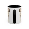 11oz Funny Treeing Walker Coonhound Mug, Black, back view