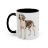 11oz Funny Treeing Walker Coonhound Mug, Black, left side view