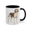 11oz Funny Treeing Walker Coonhound Mug, Black, right side view