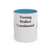 11oz-treeing-walker-coonhound-mug-light-blue 11oz Treeing Walker Coonhound Mug, Light Blue, front view