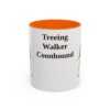11oz-treeing-walker-coonhound-mug-orange 11oz Treeing Walker Coonhound Mug, Orange, front view