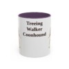 11oz-treeing-walker-coonhound-mug-purple 11oz Treeing Walker Coonhound Mug, Purple, front view