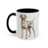 11oz Vizsla Mug, Black, left side view