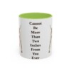 11oz-vizsla-mug-humor-light-green 11oz Funny Vizsla Mug, Light Green, front view