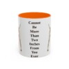 11oz-vizsla-mug-humor-orange 11oz Funny Vizsla Mug, Orange, front view