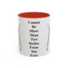 11oz-vizsla-mug-humor-red 11oz Funny Vizsla Mug, Red, front view