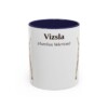 11oz-vizsla-mug-latin-navy 11oz Vizsla Latin Mug, Navy, front view