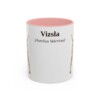 11oz-vizsla-mug-latin-pink 11oz Vizsla Latin Mug, Pink, front view