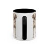 11oz Vizsla Mug, Black, back view