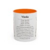 11oz Vizsla Mug, Orange, front view