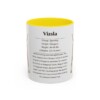 11oz Vizsla Mug, Yellow, front view