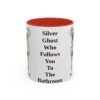 11oz Funny Weimaraner Mug, Red, front view