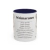 11oz-weimaraner-mug-writeup-navy 11oz Weimaraner Mug, Navy, front view